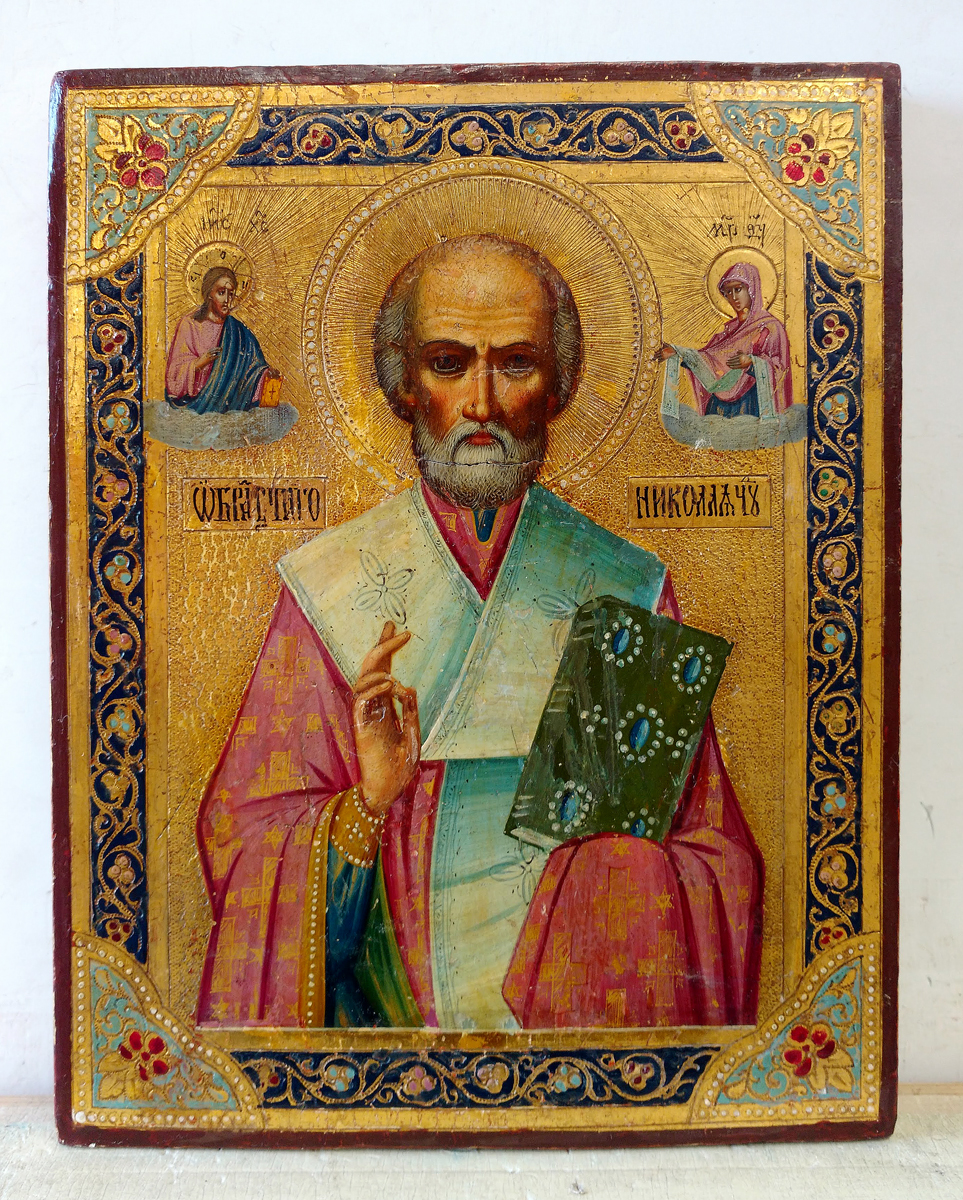 Икона Николай Чудотворец Пешехонов