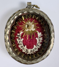 Reliquary theca with a relic of the Blessed Anthony Torriani (of Torre), O.E.S.A.