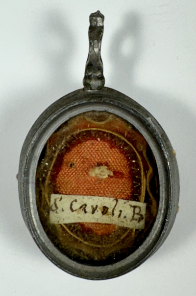 Reliquary theca with relic of St. Charles Borromeo, Patron of Bishops &amp; Spiritual Leaders