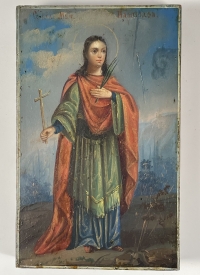 Small Russian Icon - St. Martyress Pelagia of Taurus