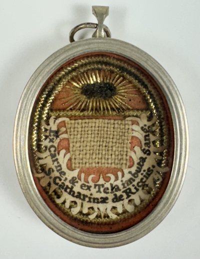 Reliquary theca with a relic of St. Catherine de&#039; Ricci, patron of the sick