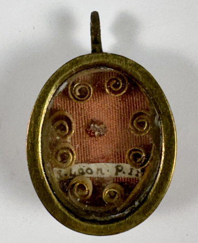 Reliquary theca with relic of St. Leonard of Port Maurice