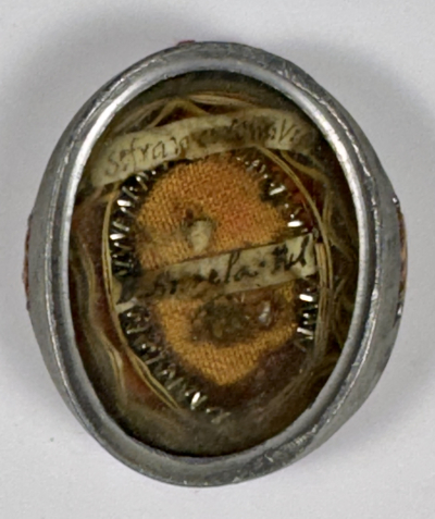 Reliquary theca with relic of St. Frances of Rome &amp; St. Angela of Foligno