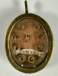 Reliquary theca with relic of St. Pope Eutychian, Martyr