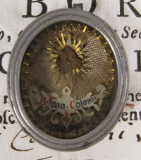 Documented reliquary theca with relics of the Blessed Giovanni (John) Colombini
