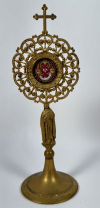 Reliquary monstrance with relic of St. Thérèse of Lisieux (of the Child Jesus)