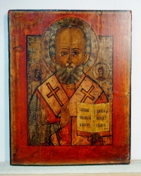 Russian Icon - St. Nicholas, Wonderworker of Myra