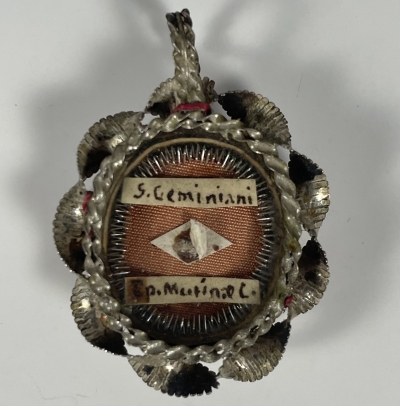 Reliquary theca with a relic of Saint Geminianus (Geminian) of Modena