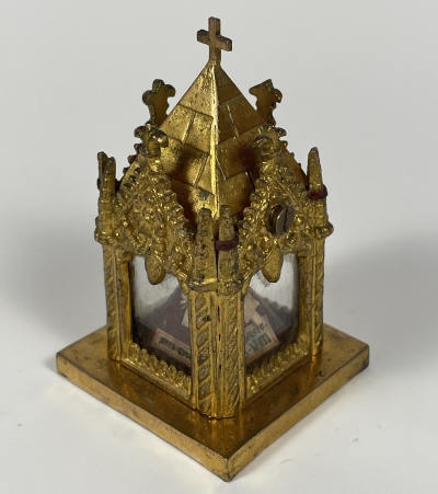 1898 Reliquary with relics of the True Cross, the Shroud &amp; the Vestment of the Blessed Virgin Mary