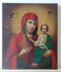 Russian Icon - Our Lady of Iveron