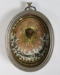 Reliquary theca with a relic of St. Calimerius, Martyr of Milan