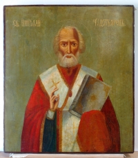 Russian icon - St. Nicholas the Wonderworker of Myra