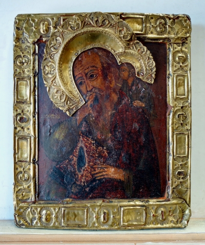 Russian Icon - St John the Evangelist in Silence