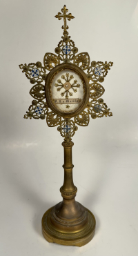 Reliquary monstrance with relics of St. Louise de Marillac, founder of the Daughters of Charity