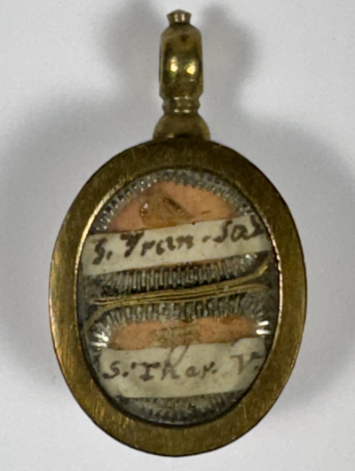 Reliquary theca with relics of St. Francis Xavier &amp; St. Teresa of Ávila (of Jesus)