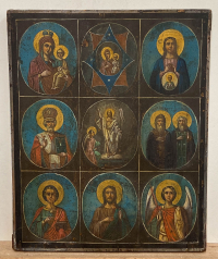 Russian Icon - the Resurrection of Christ, Madonnas &amp; Selected Saints