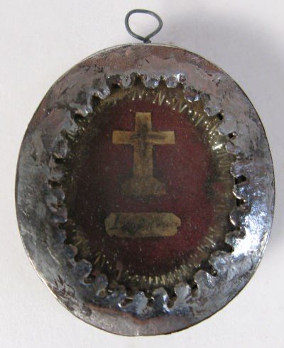 Reliquary theca with relics of the True Cross of Jesus Christ