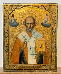 Russian Icon - St Nicholas the Wonderworker of Myra