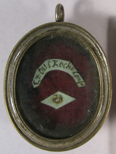 Theca with a first class ex ossibus relic of Saint Roch (Rocco)