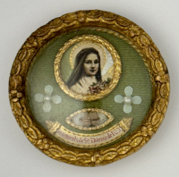 Reliquary theca with relic of St. Thérèse of Lisieux (of the Child Jesus)