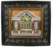Frame Reliquary with relics of St Paschal Baylon, the Virgin Mary &amp; 23 Important Saints