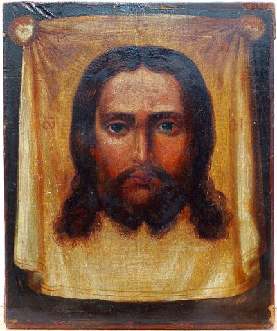 Russian Icon - The Holy Mandylion (Image of Jesus Christ Not Made by Human Hands)