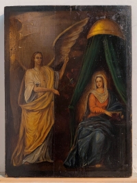 Large Russian icon - the Annunciation of the Virgin Mary