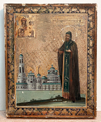 Russian icon - St. Venerable Theodosius, the Miracleworker of Totma