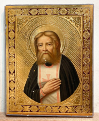 Small Russian icon - Saint Seraphim of Sarov