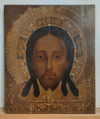 Large Russian Icon - The Holy Mandylion, Image of Christ Not Made by Human Hands