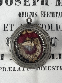 1853 Documented reliquary theca with relic of St. Bernardo da Corleone, OFM Cap.