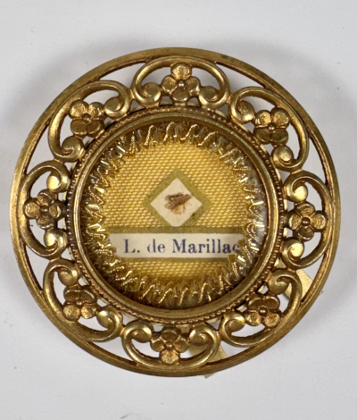 Reliquary theca with a relic of St. Louise de Marillac, Founder of the Daughters of Charity