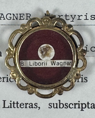 1993 Documented reliquary theca with relic of Bl. Liborius Wagner, Martyr