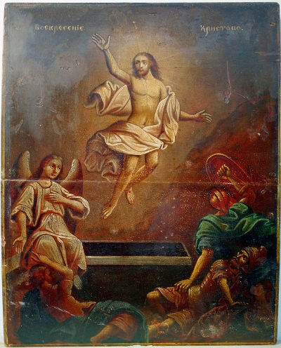 Russian Icon - The Resurrection of Jesus Christ