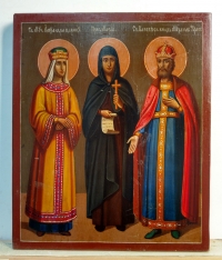 Three Orthodox Saints: Sts. Empress Alexandra Martyr, Blessed Maria, and Prince Mikhail