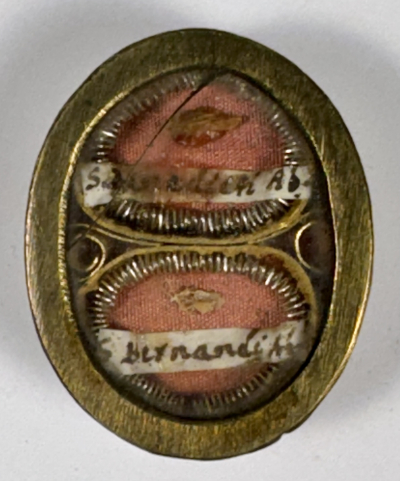 Reliquary theca with relics of St. Benedict of Nursia &amp; St. Bernard of Clairvaux, Abbots