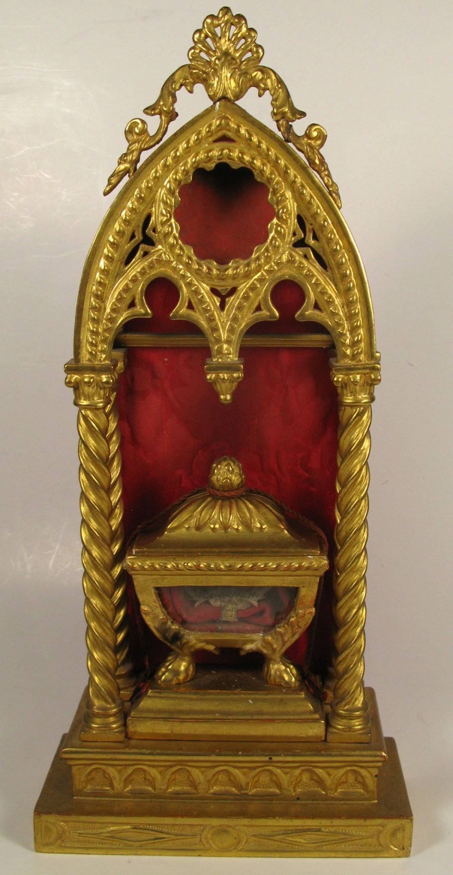 Sold at Auction: Gothic Reliquary Brass Box